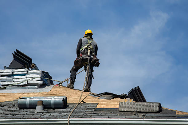 Professional Roof Replacement technician working in Ophiem, IL